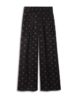 Silk Palazzo Trousers