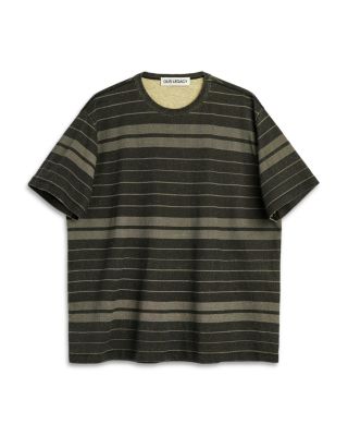 Box Stripe Crewneck T-Shirt