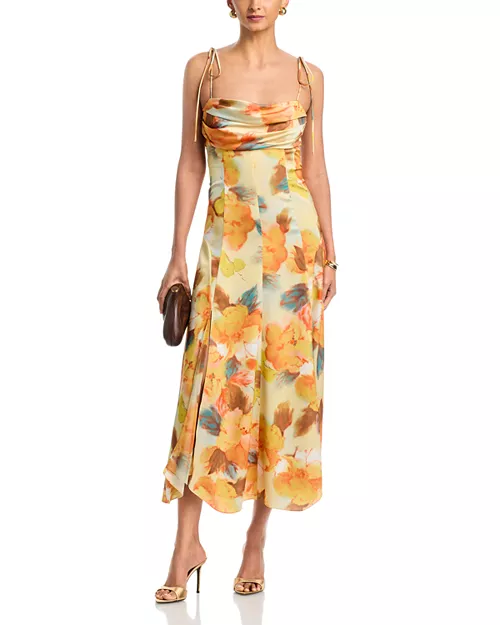 Watercolor Floral Betty Dress