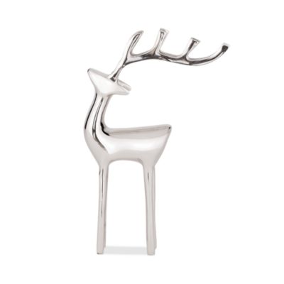 10" Metallic Standing Reindeer