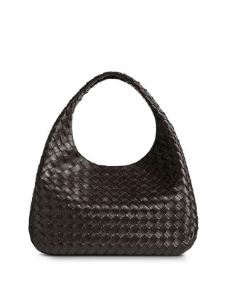 Campana Large Intrecciato Leather Shoulder Bag