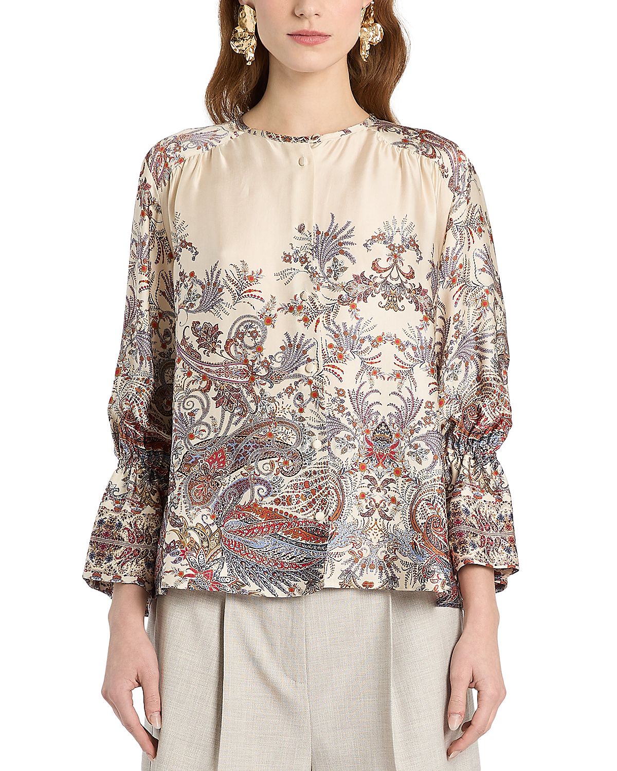 Marella Mllgirino Satin Top