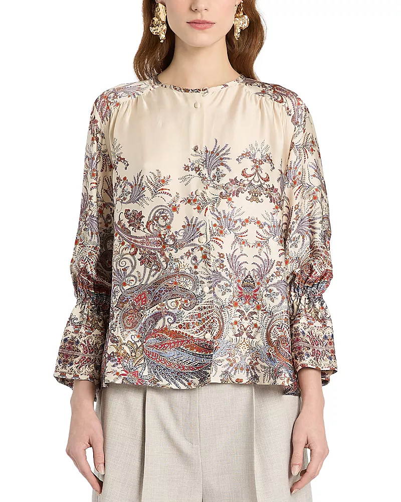 Marella Mllgirino Satin Top