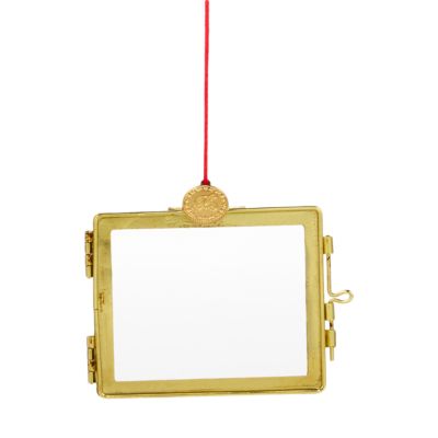 Gold Tone Frame Ornament