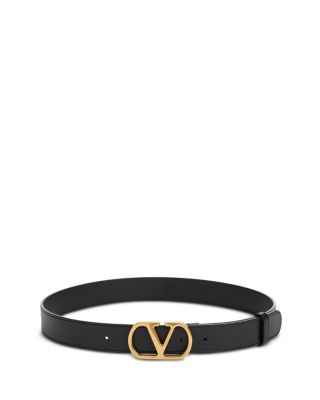 Women's VLogo Leather Belt