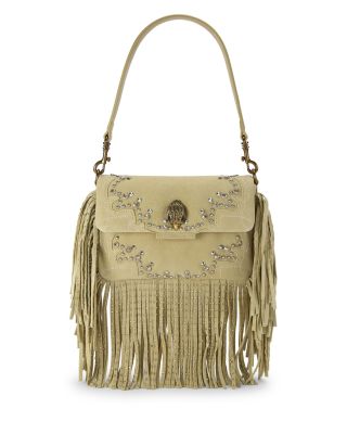 Kurt Geiger London Oxford Small Fringe Suede Shoulder Bag