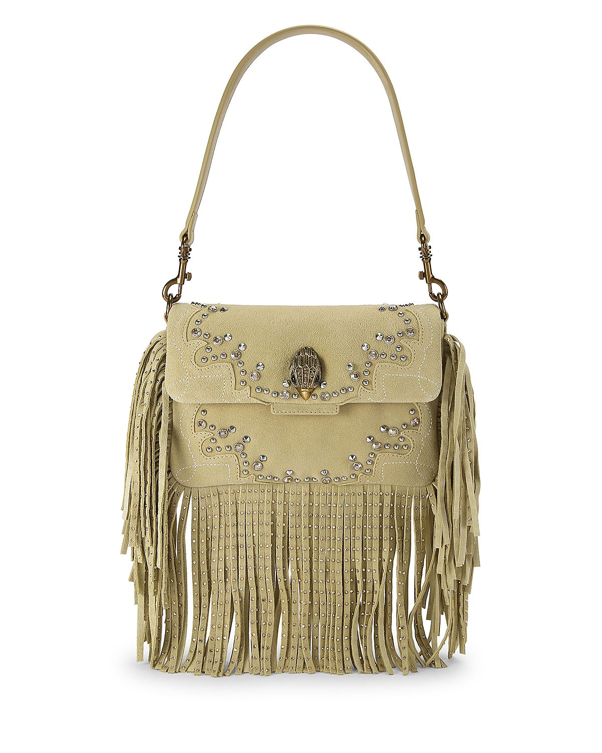 Kurt Geiger London Oxford Small Fringe Suede Shoulder Bag