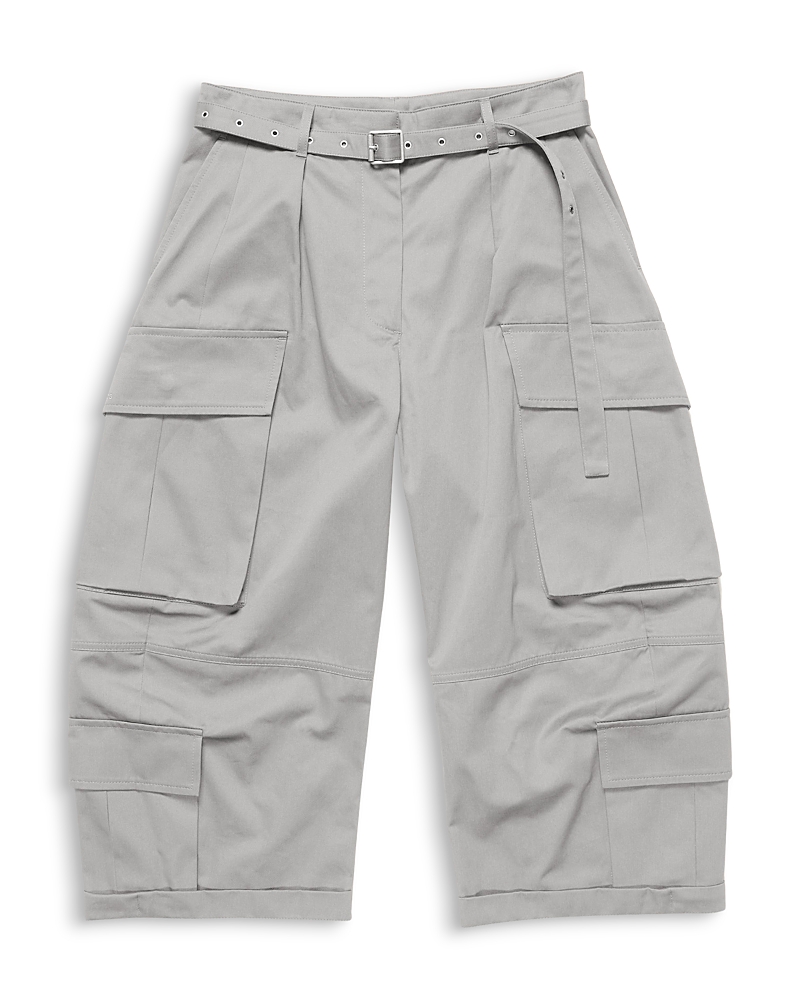 Acne Studios Cotton Stretch Cargo Trousers with Belt