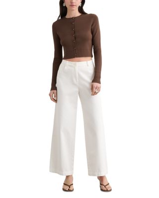 Zoe Cropped Fitted Cardigan