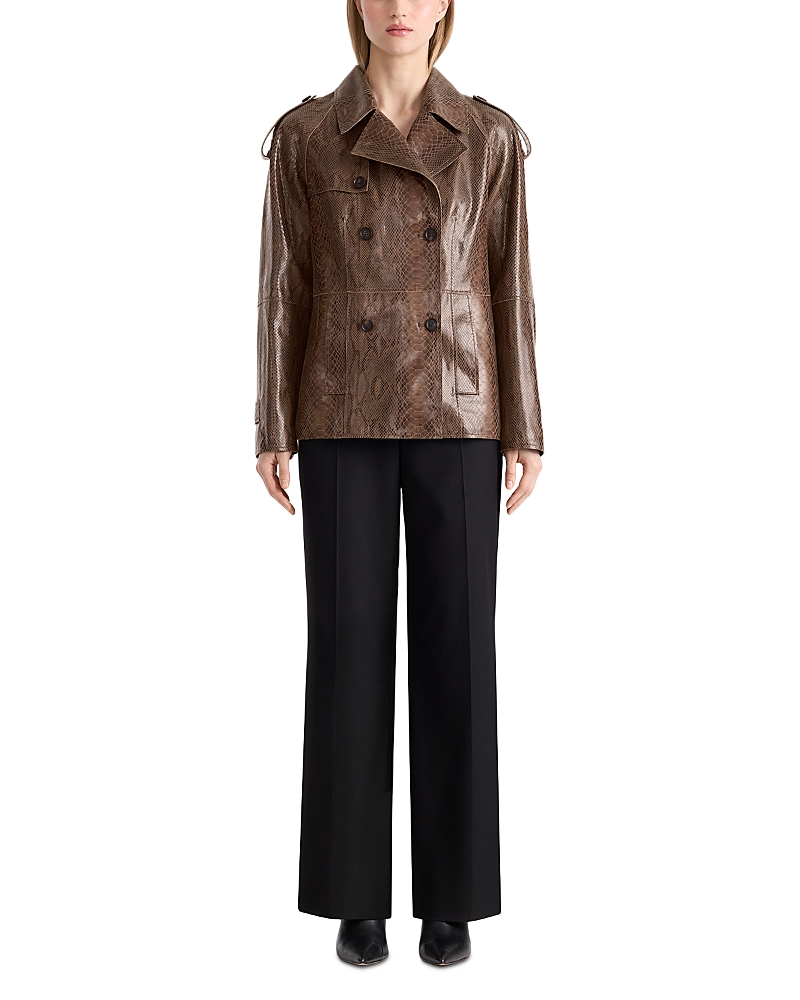 Mackage Double Breasted Leather Jacket