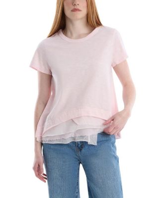 Wilt Boxy Mixed Media Hem Tee