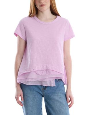 Wilt Boxy Mixed Media Hem Tee