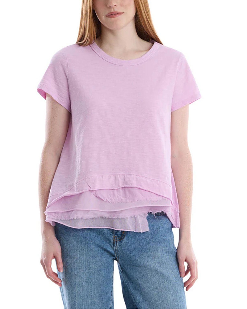 Wilt Boxy Mixed Media Hem Tee