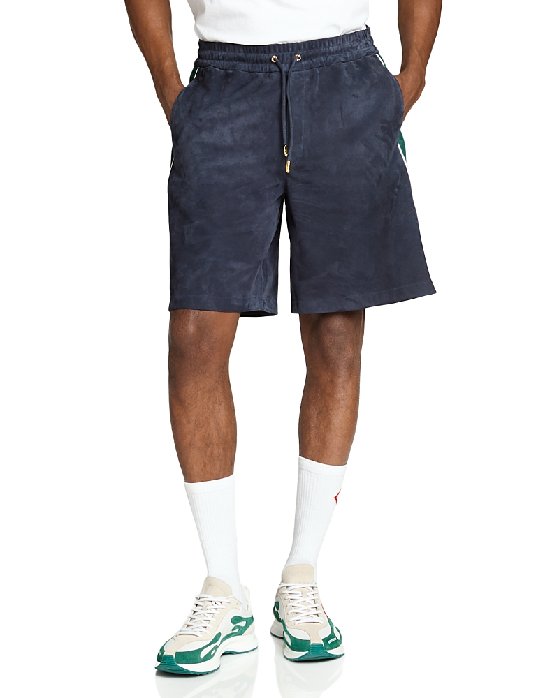Casablanca Suede Drawstring Shorts