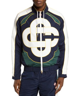 Logo Graphic Drawstring Jacket