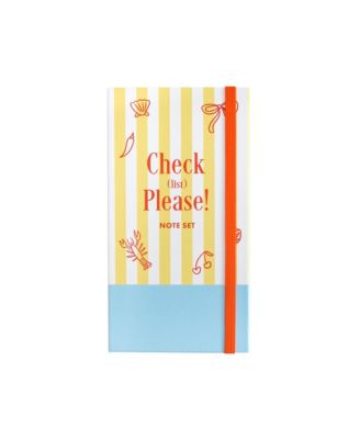  Le Dinner Mediterranean Themed Sticky Notes, Set of 5