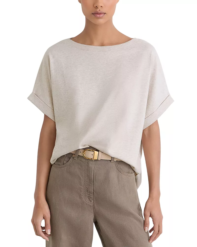 Reiss Sia Cotton Jersey Tee
