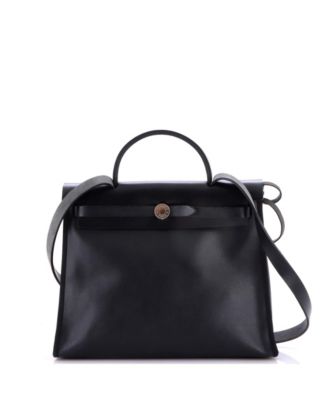 31 Herbag Zip Berline Vache Canvas and Leather