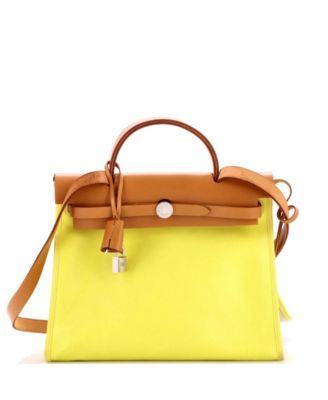 31 Herbag Zip Berline Vache Canvas and Leather