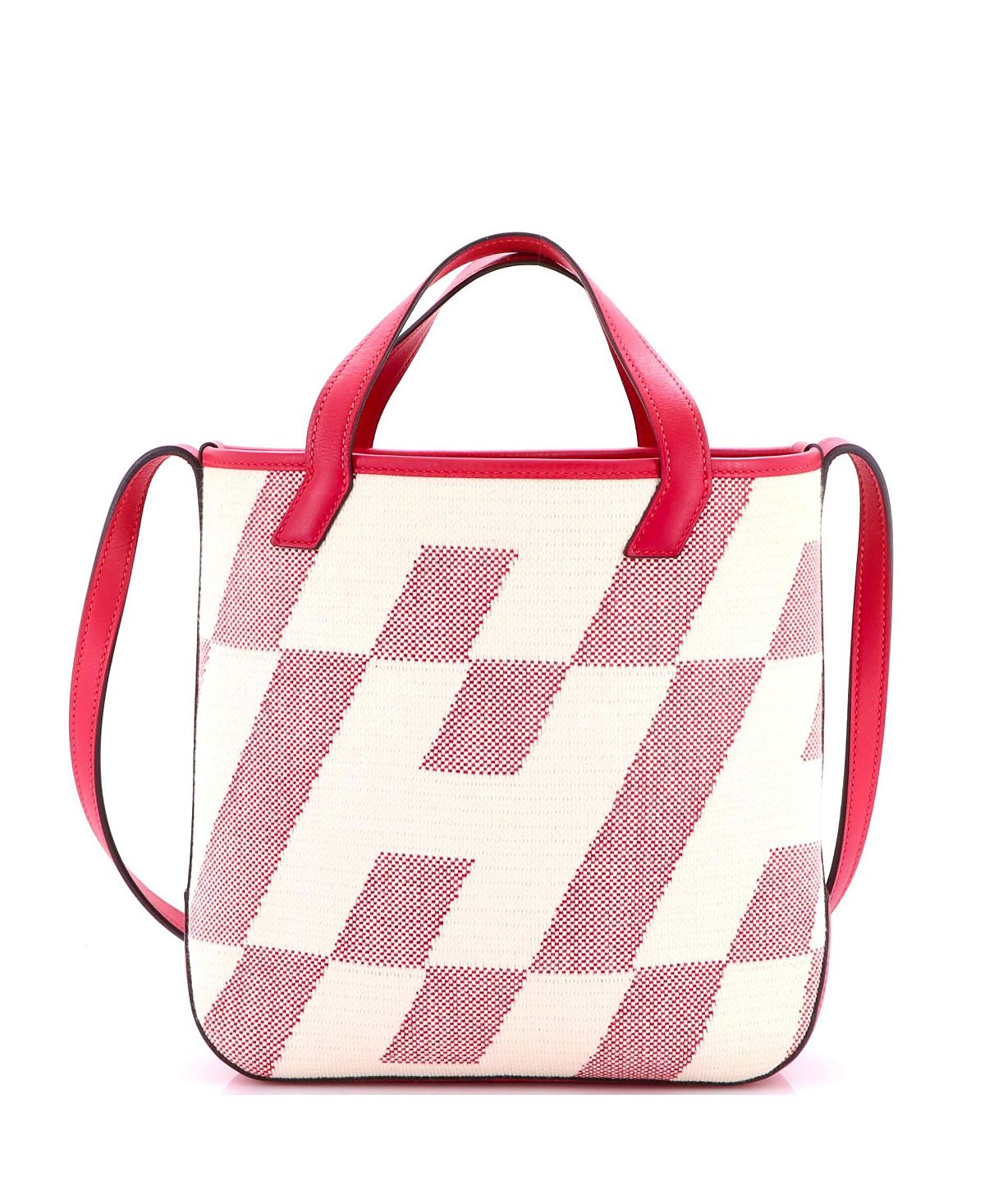 Pre-Owned HERMES 27 Cabas H en Biais Tote Canvas with Leather