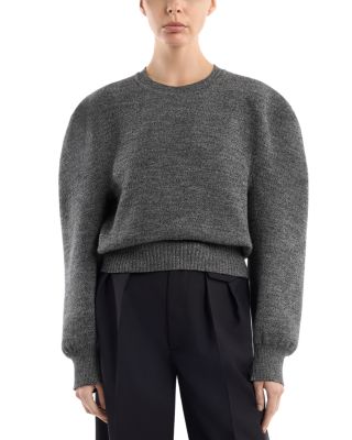 Handsome Knit Puff Sleeve Sweater