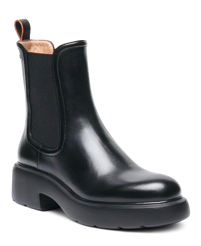 Santoni Women's Leather Easy Ankle Boot