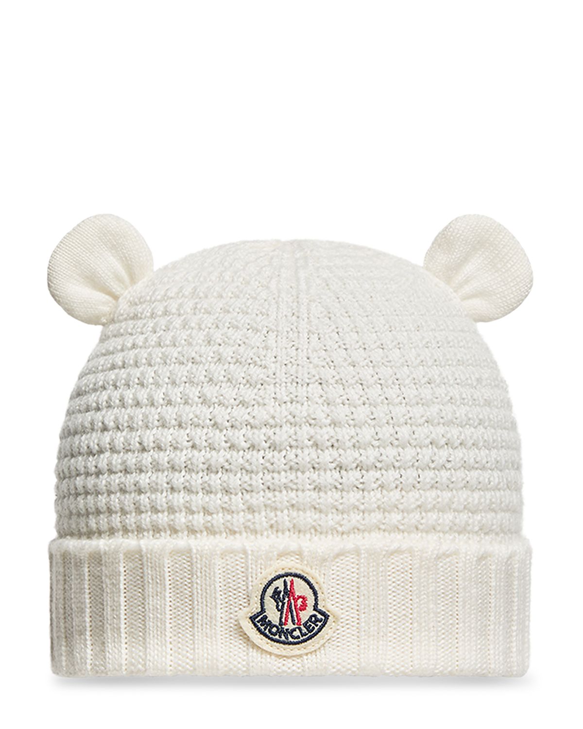 Moncler Unisex Wool Ears Hat - Big Kid
