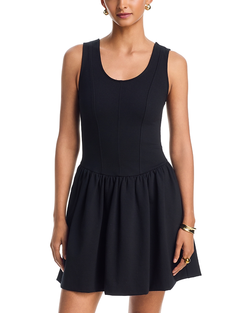 Aqua Ponte Knit Mini Dress - Exclusive