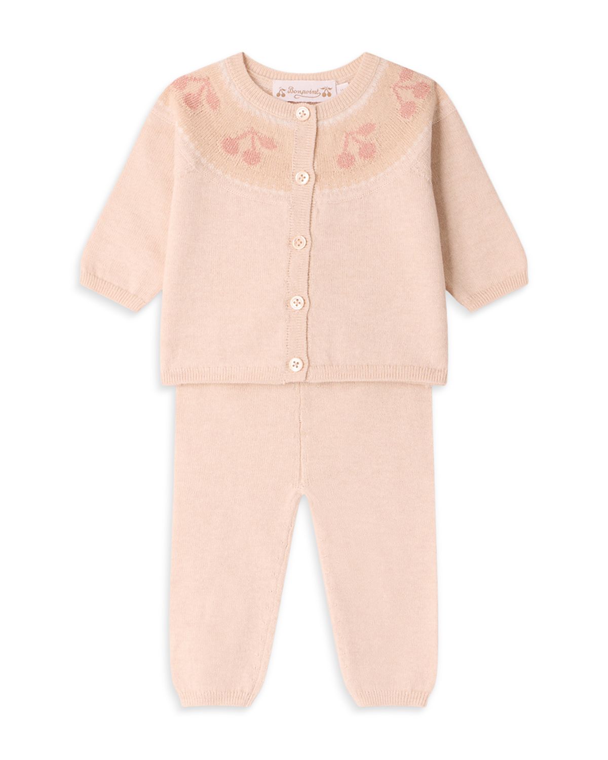 Bonpoint Girls' Jenny Cardigan & Pants Set - Baby
