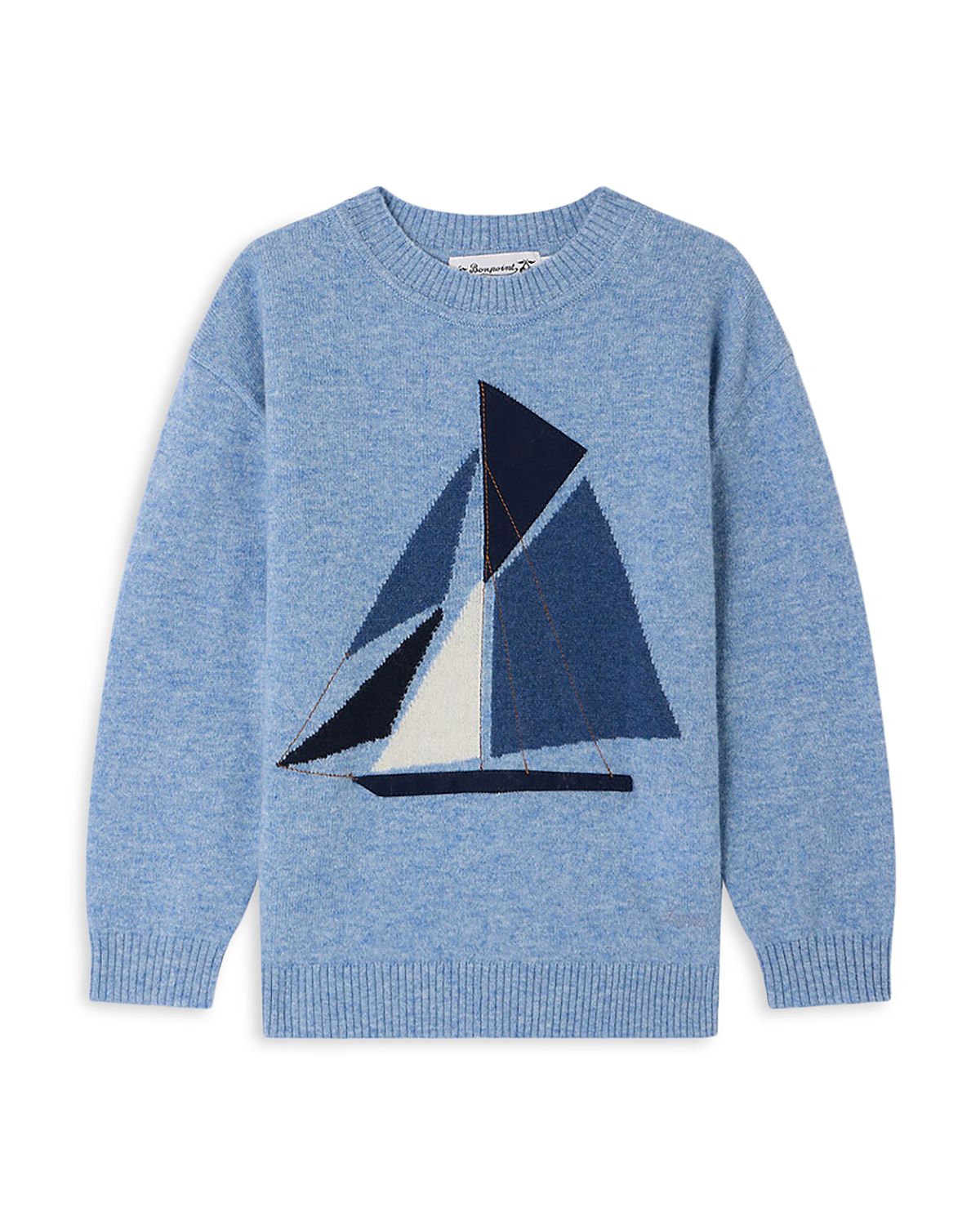 Bonpoint Boys' Maor Pullover Cashmere Sweater - Little Kid, Big Kid