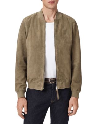 Allsaints Morten Suede Bomber Jacket