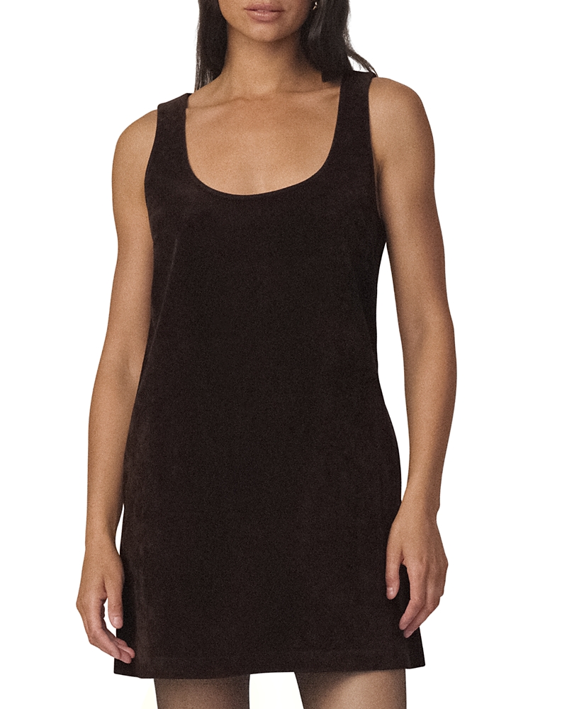 Joe's Jeans The Scoop Neck Faux Leather Dress