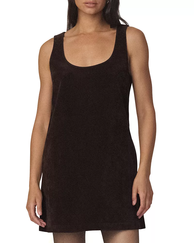 Joe's Jeans The Scoop Neck Faux Leather Dress