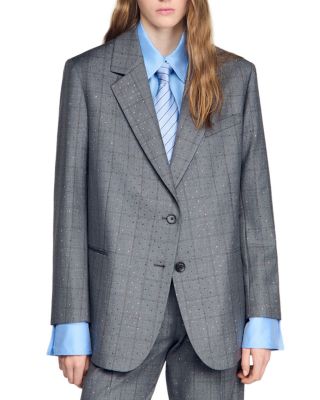 Checked Wool Jacket