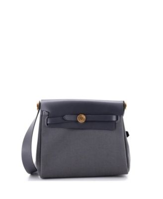 20 Herbag Zip Toile and Leather