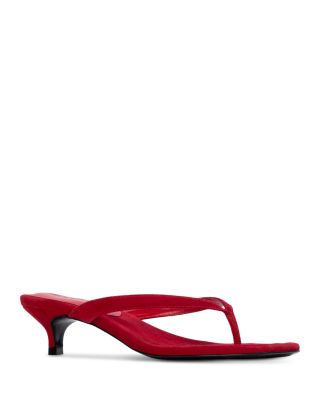 Women's Square Toe Thong Sandals