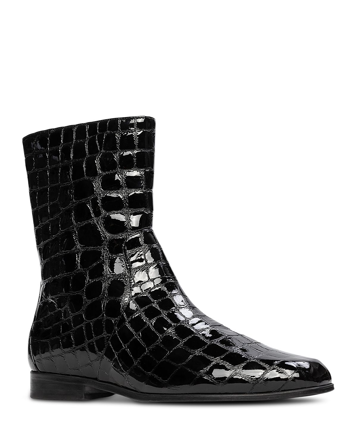 Black Suede Studio Women's Snip Toe Classic Paddock Boots