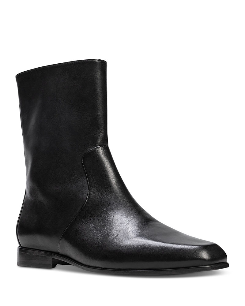 Black Suede Studio Women's Snip Toe Classic Paddock Boots