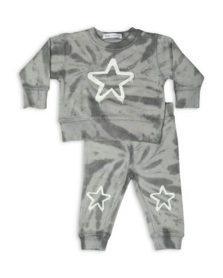 Boys' Tie Dyed Star French Terry Top & Pants Set - Baby