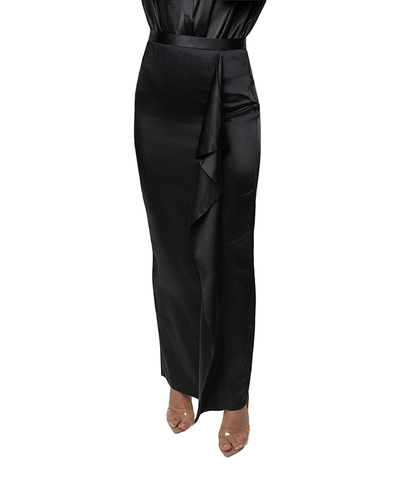 Jluxlabel Midnight Mirage Satin Skirt