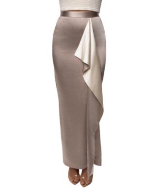 Jluxlabel Midnight Mirage Satin Skirt