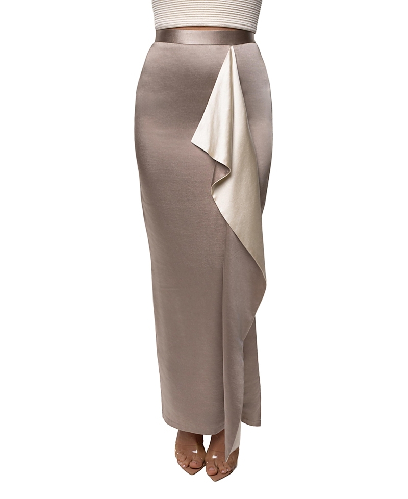 Jluxlabel Midnight Mirage Satin Skirt