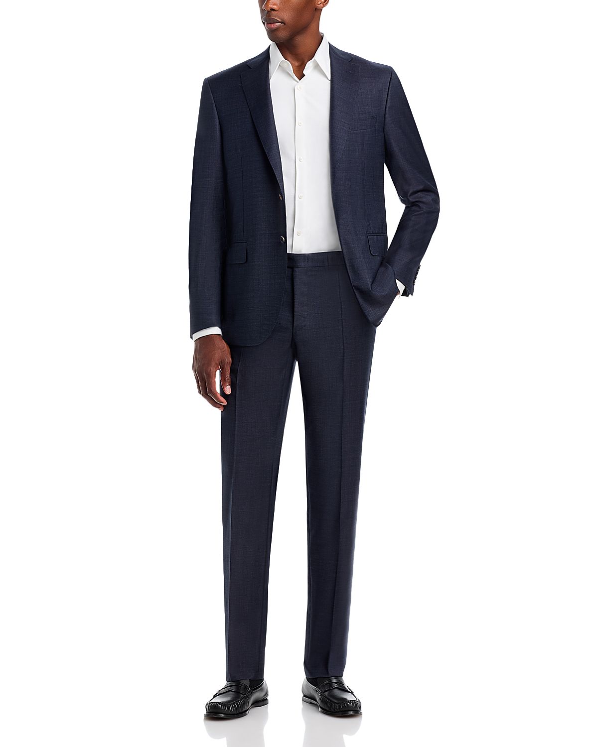 Canali Sienna Denim Effect Regular Fit Suit