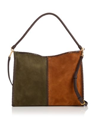 Vida Suede Shoulder Bag