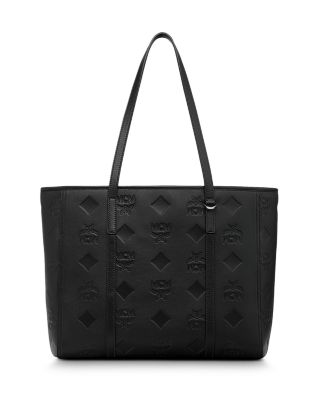 Toni Maxi Monogram Leather Shopper Bag 