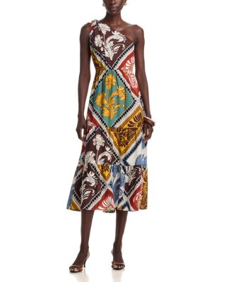 One Shoulder Tiered Dress