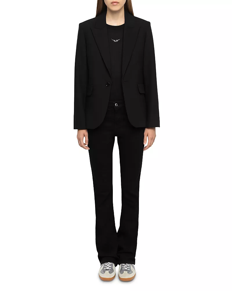Zadig & Voltaire Vavy Strauss Rock N Roll Blazer