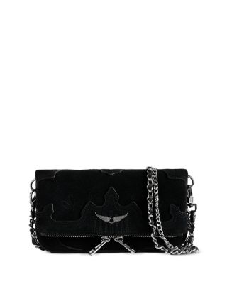 Zadig & Voltaire Rock Mini Suede Clutch
