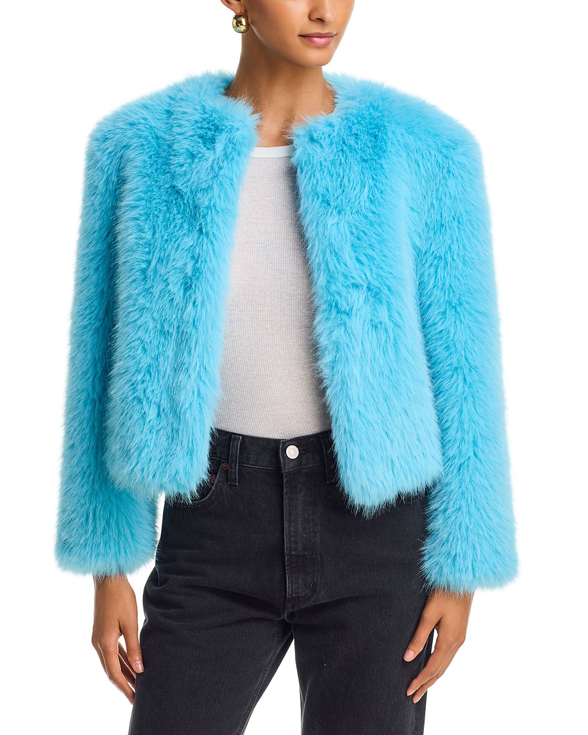 Mother The Polar Opposite Faux Fur Jacket