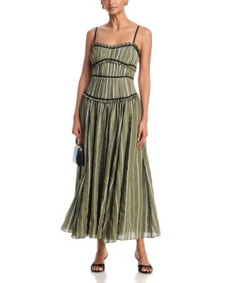 Celia Striped Maxi Dress